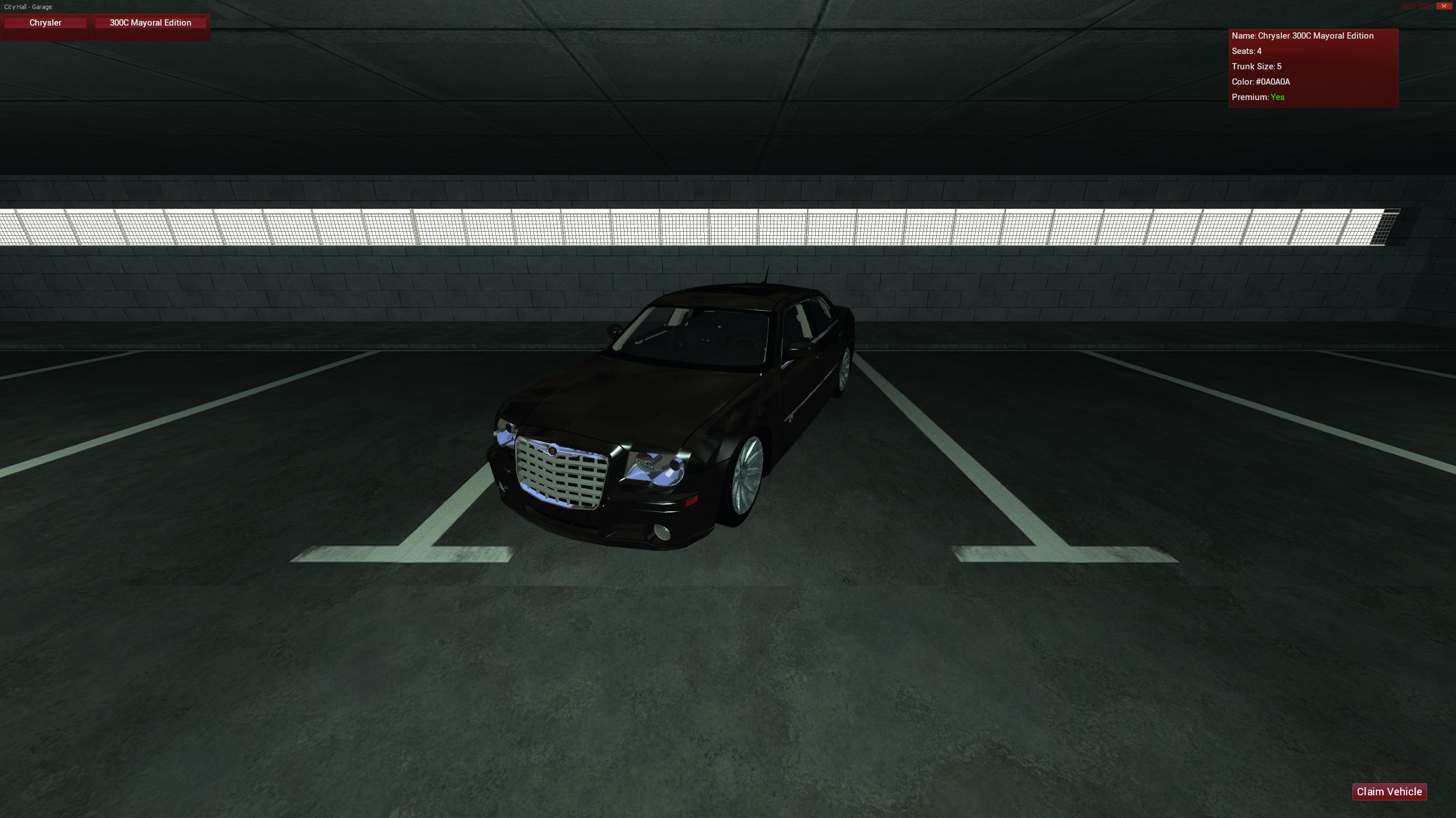 Mayor Vehicle UI