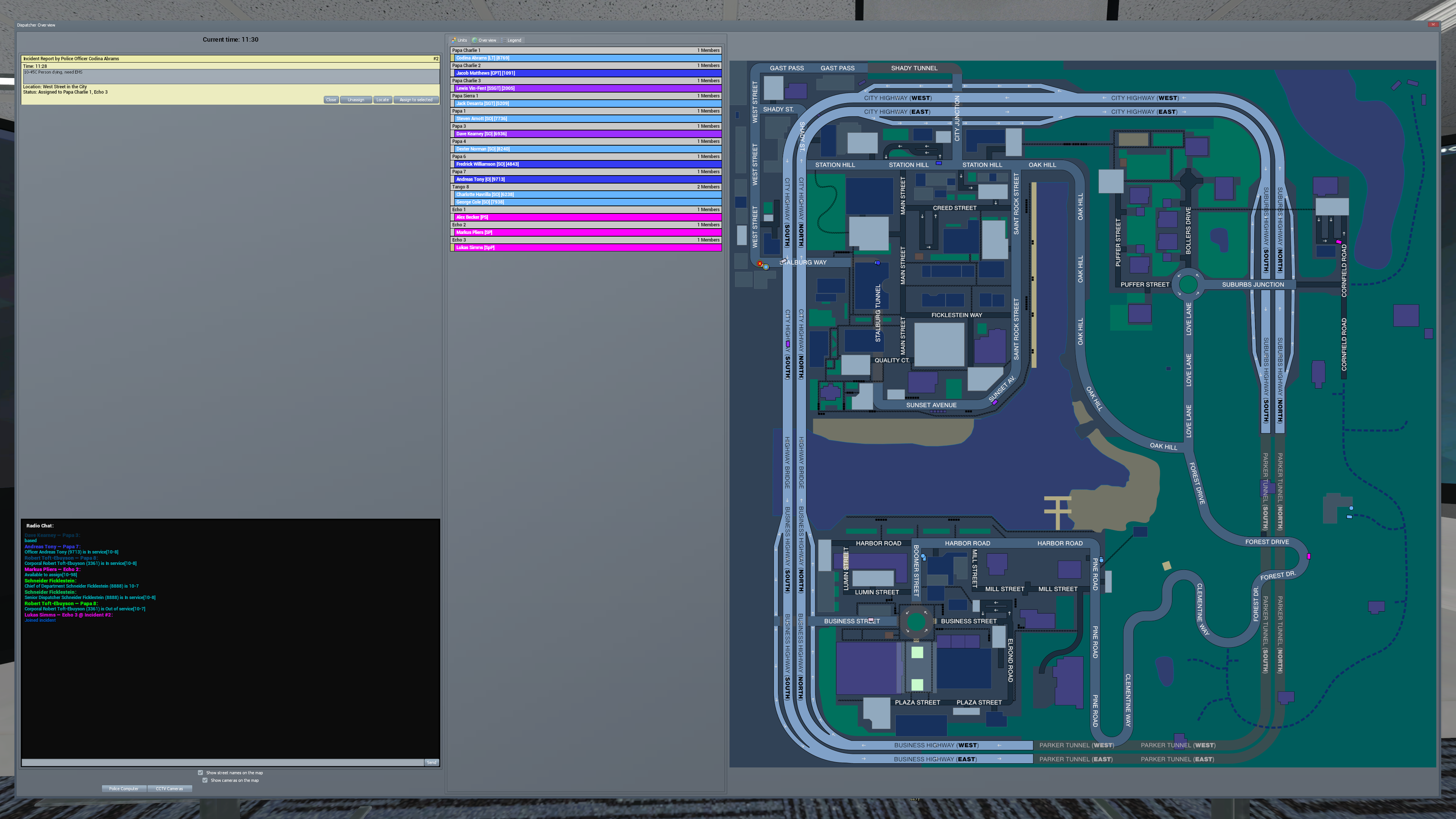 Dispatch V6 Map