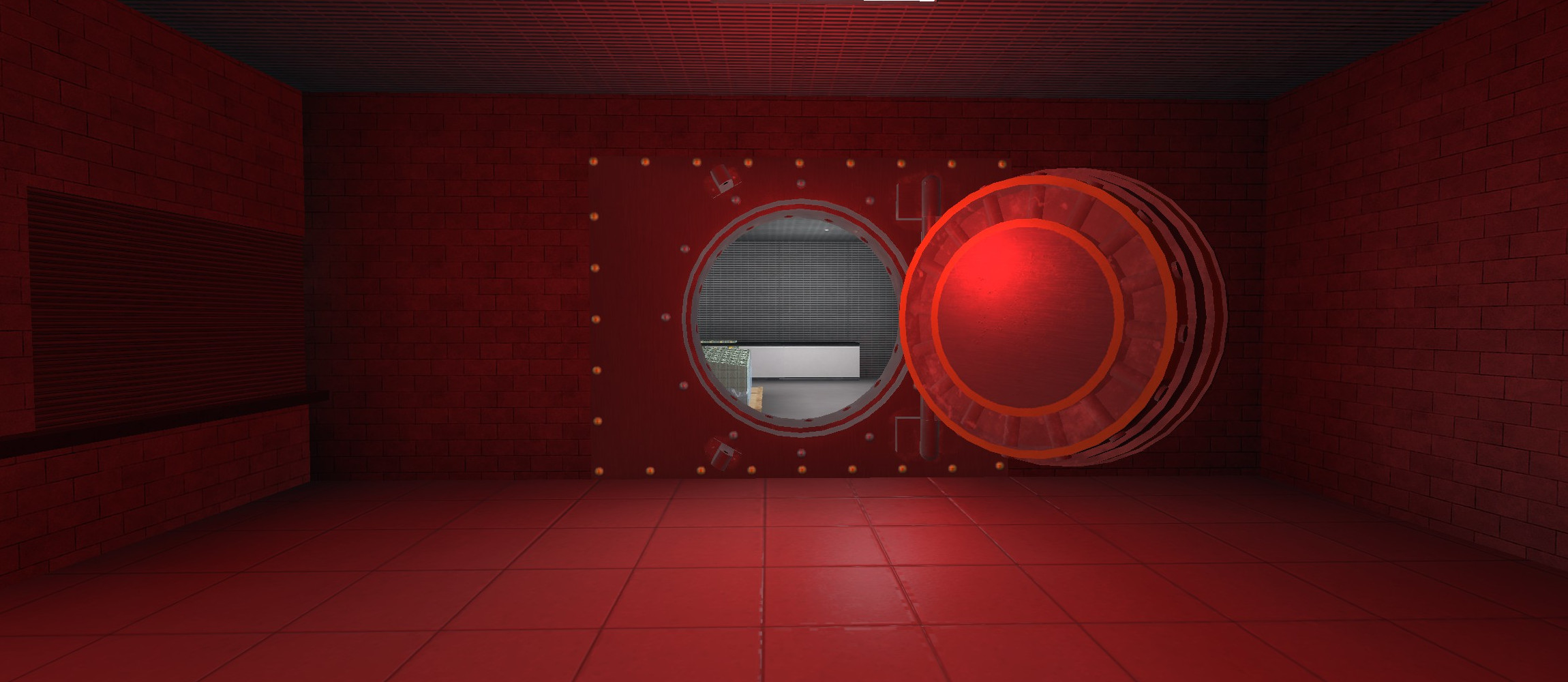 Bank vault alarm