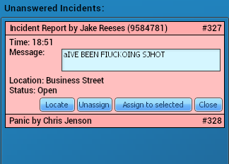 incidents