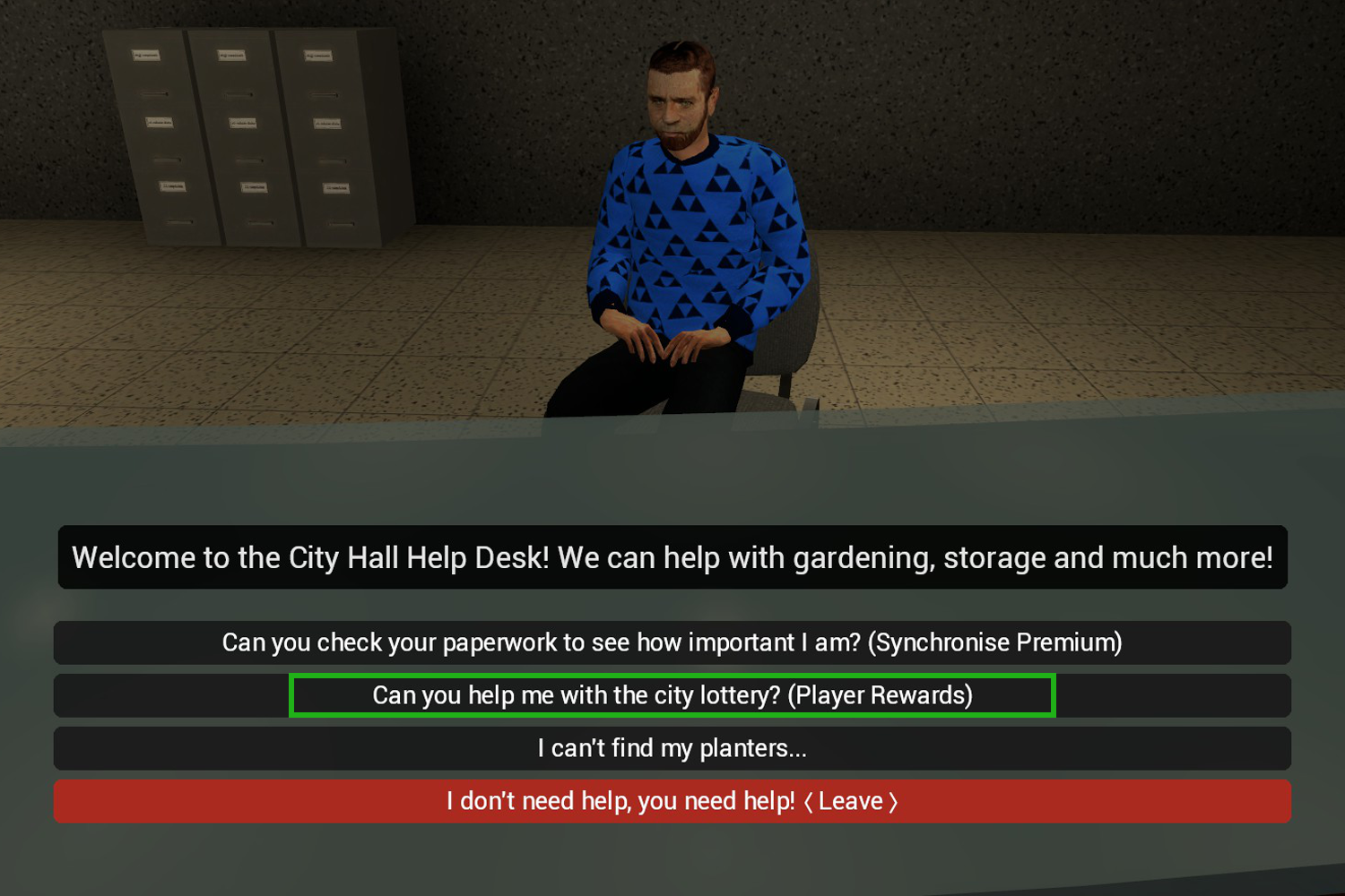 Player Rewards UI