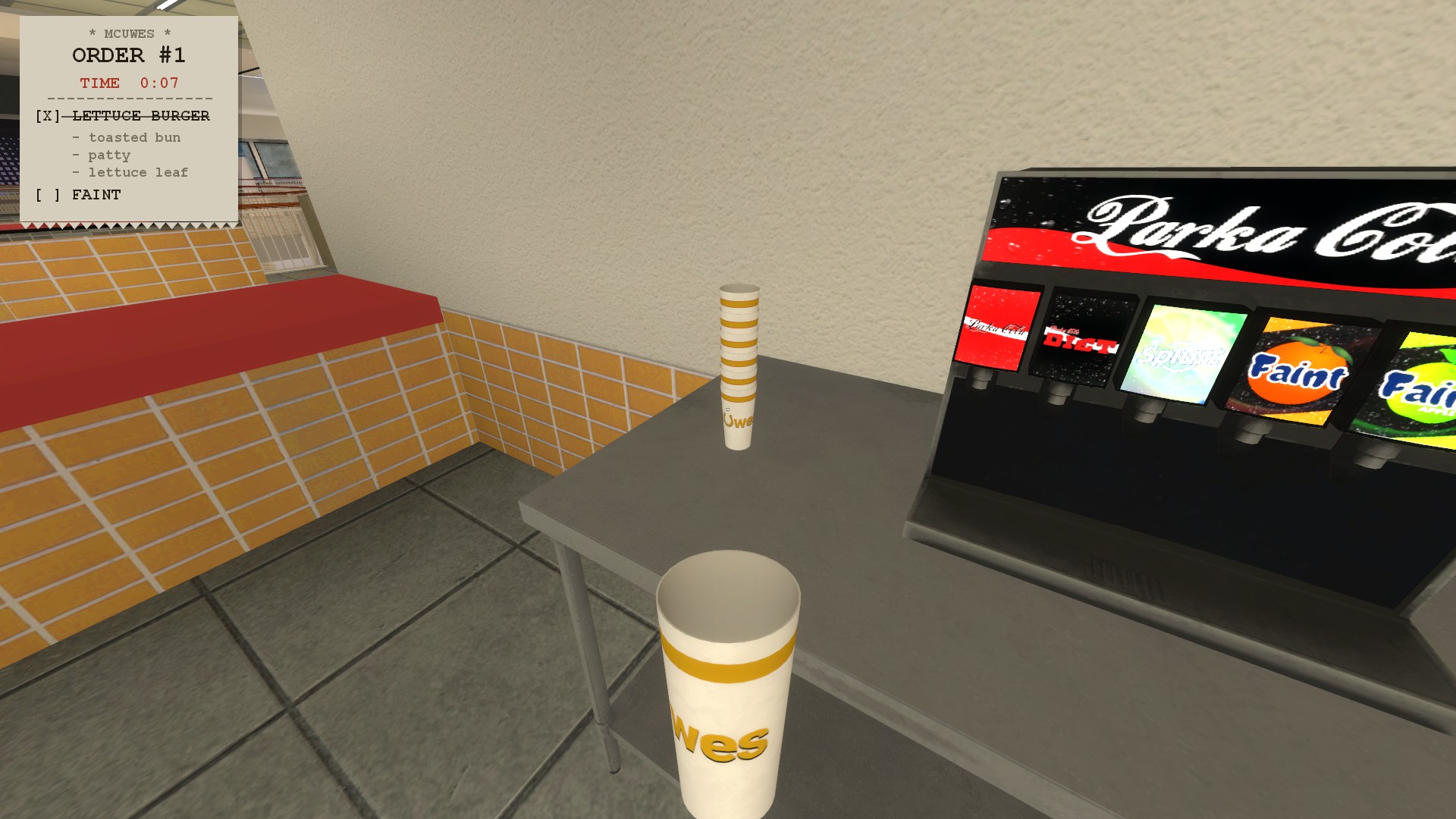 McUwes Drink Machine