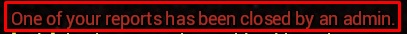Report close