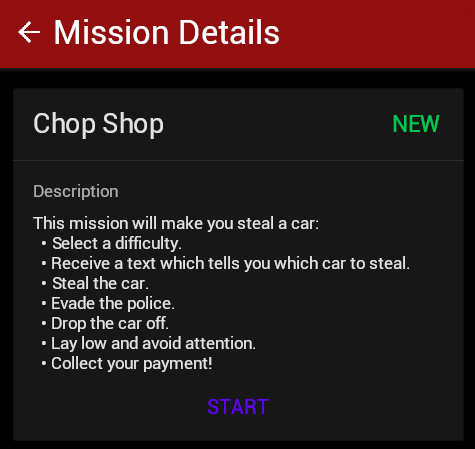 Smartphone Chop Shop mission details